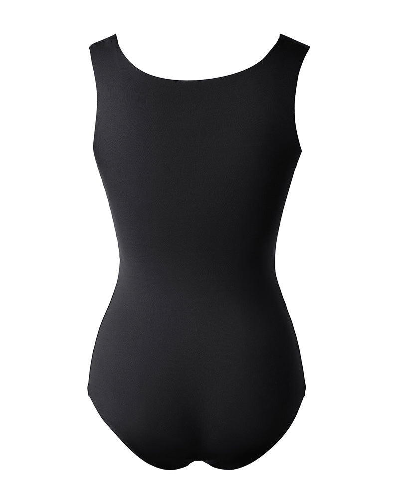 Chicme Contourx U Neck Shapewear Built In Bra Sleeveless High Strechy Slim Fit Tank Bodysuits