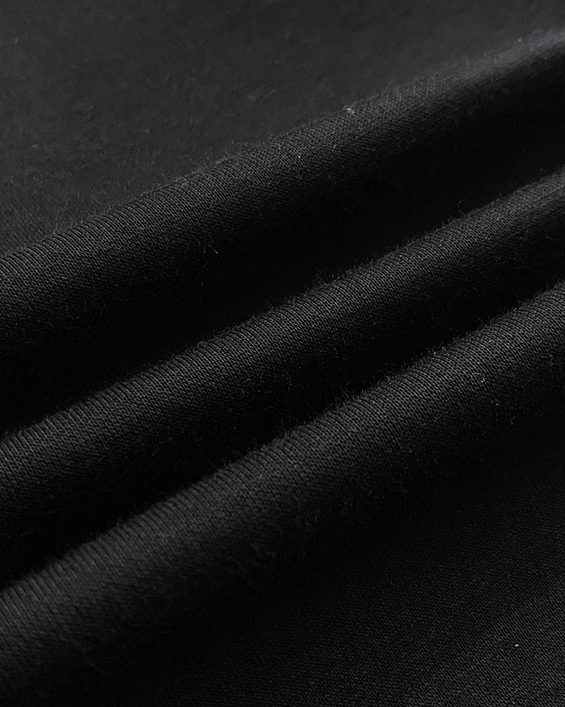 Pearls Button Decor Contrast Paneled Turn-down Collar Slit Front Dress Zipper Side Flap Detail Slim Fit Commuting Dress