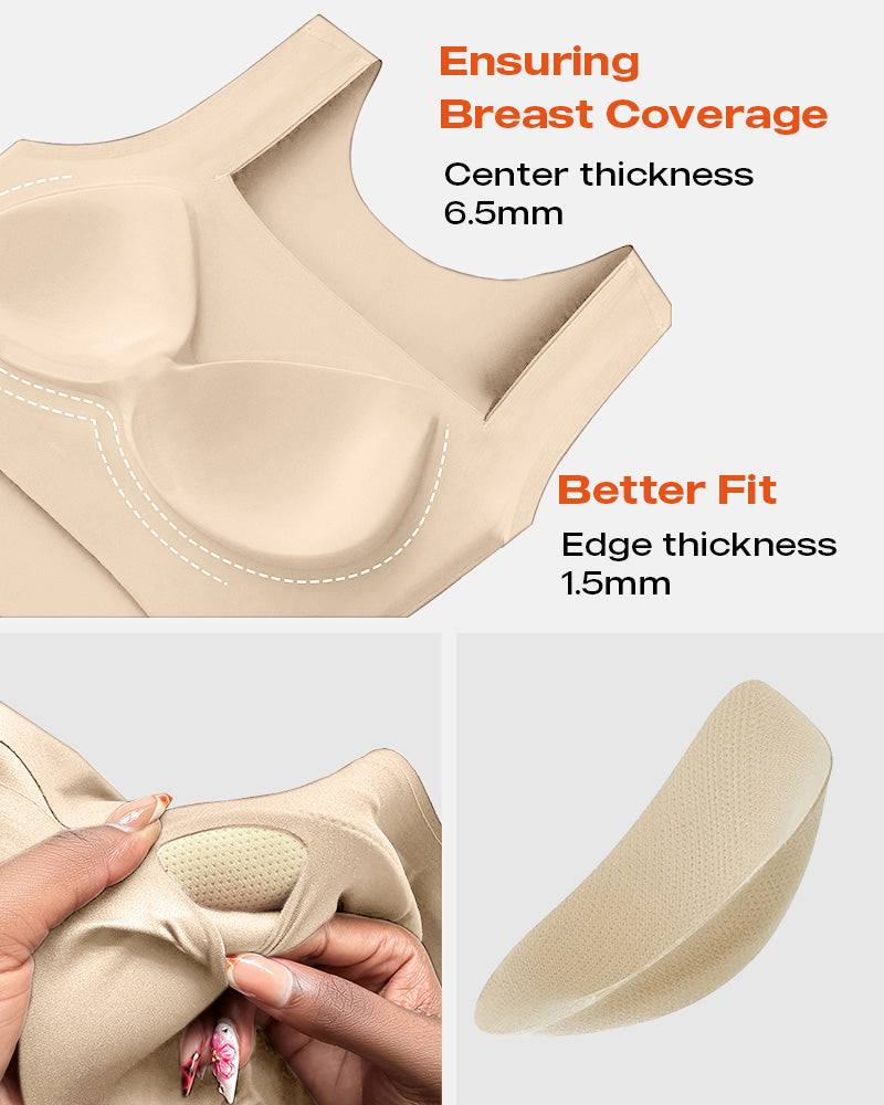 Chicme Contourx U Neck Shapewear Built In Bra Sleeveless High Strechy Slim Fit Tank Bodysuits