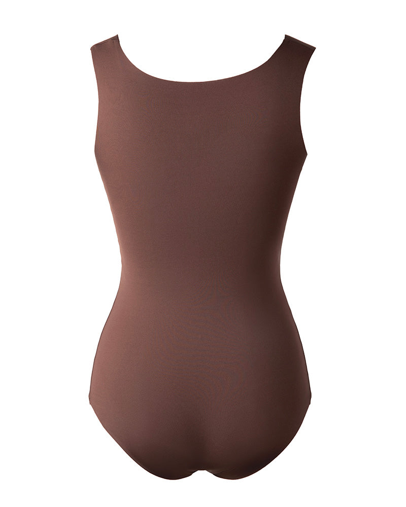 Chicme Contourx U Neck Shapewear Built In Bra Sleeveless High Strechy Slim Fit Tank Bodysuits